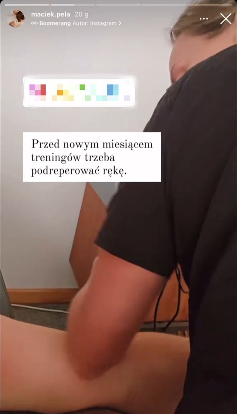 Maciej Pela na Instagramie