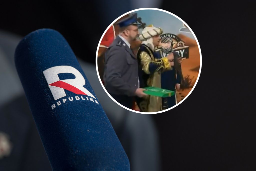 Kuriozalne sceny w Republice. Kabaret z wejścia do Sakiewicza