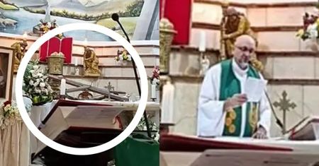 Dramat na mszy w Ekwadorze. Na księdza runął potężny krzyż. Proboszcz nie żyje