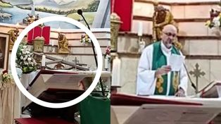 Dramat na mszy w Ekwadorze. Na księdza runął potężny krzyż. Proboszcz nie żyje
