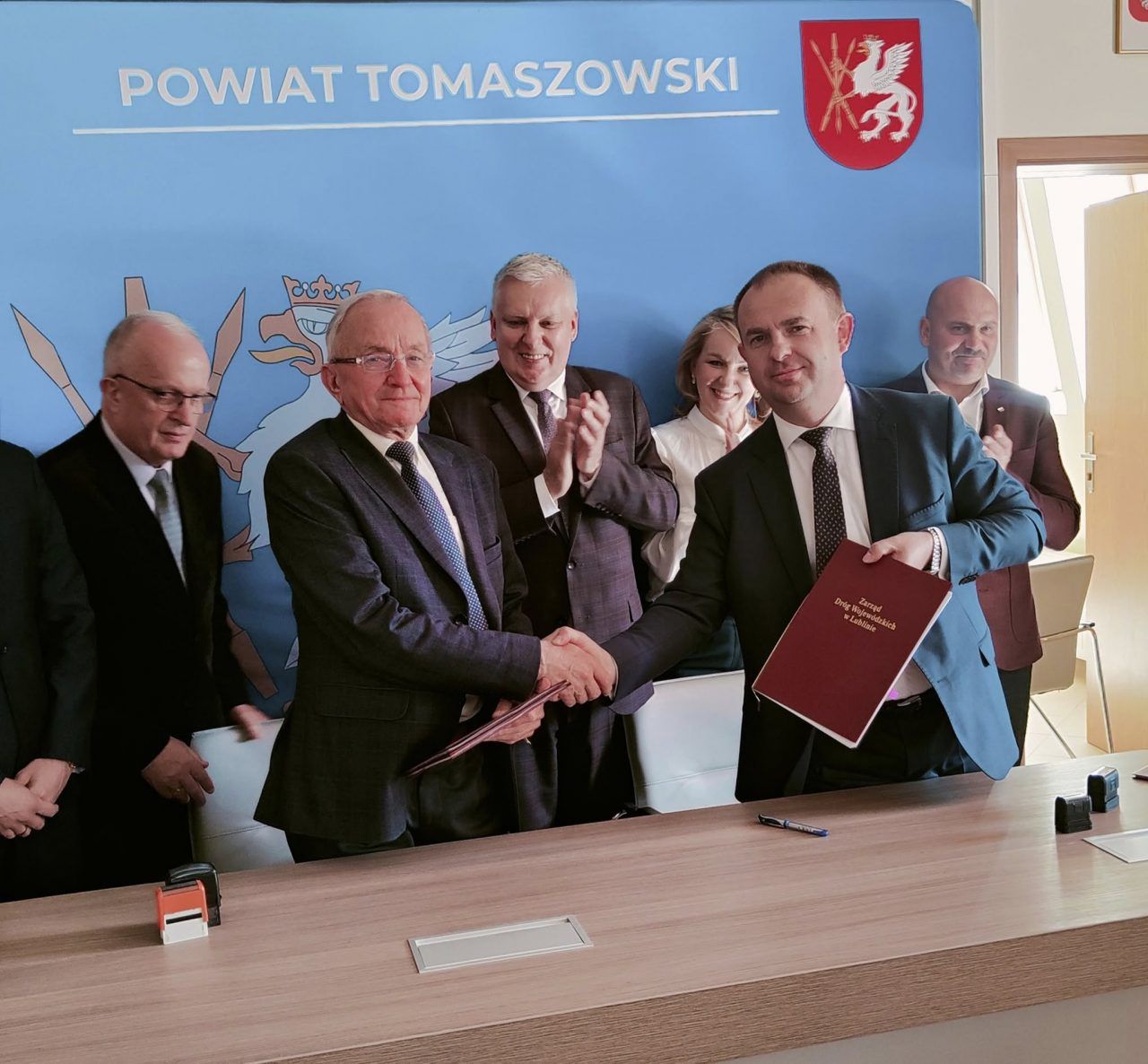 fot. ZDW w Lublinie. Remonty dwóch dróg wojewódzkich w powiecie tomaszowskim