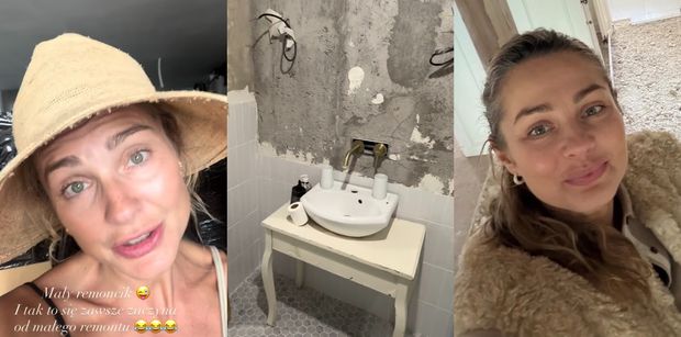 Małgorzata Socha chwali się postępami remontu hiszpańskiej willi, w której niedawno zapanowała "wielka demolka" (DUŻO ZDJĘĆ)