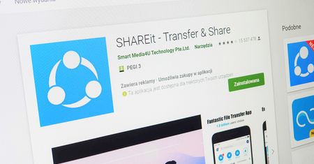 Aplikacja SHAREit na Androida ma luki bezpieczeństwa. Pobrano ją ponad miliard razy