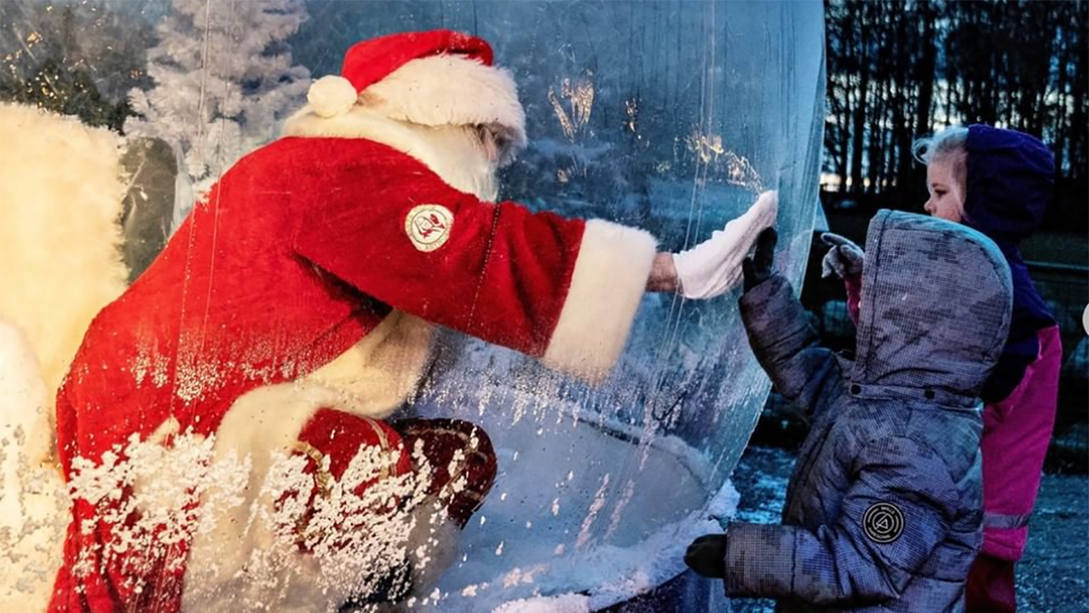 Duńskie zoo zorganizowało dla dzieci niecodzienne spotkanie ze Świętym Mikołajem