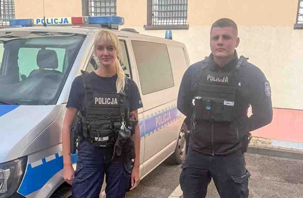 Gubin: Leżał koło motoroweru i mówił niespójnie. Zauważyła go policja