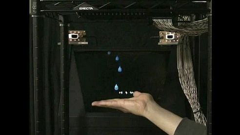 Dotykowy hologram z Tokio 1