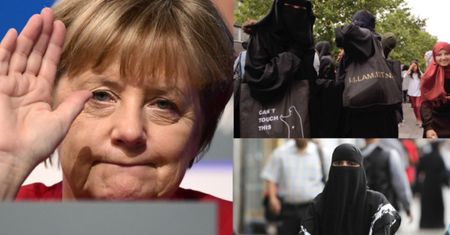 Angela Merkel chce zakazać noszenia burek! "U nas należy pokazywać twarz"