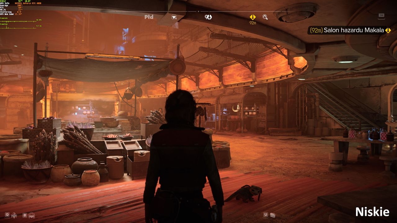 Star Wars Outlaws (PC) - porównanie ustawień graficznych 1 - Niskie