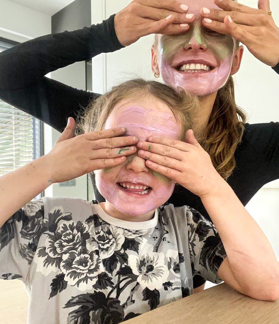 Anna Lewandowska z córką