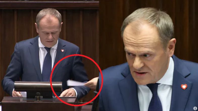 Donald Tusk zaliczył WPADKĘ podczas wygłaszania expose! "Nie wiem, co się stało..."