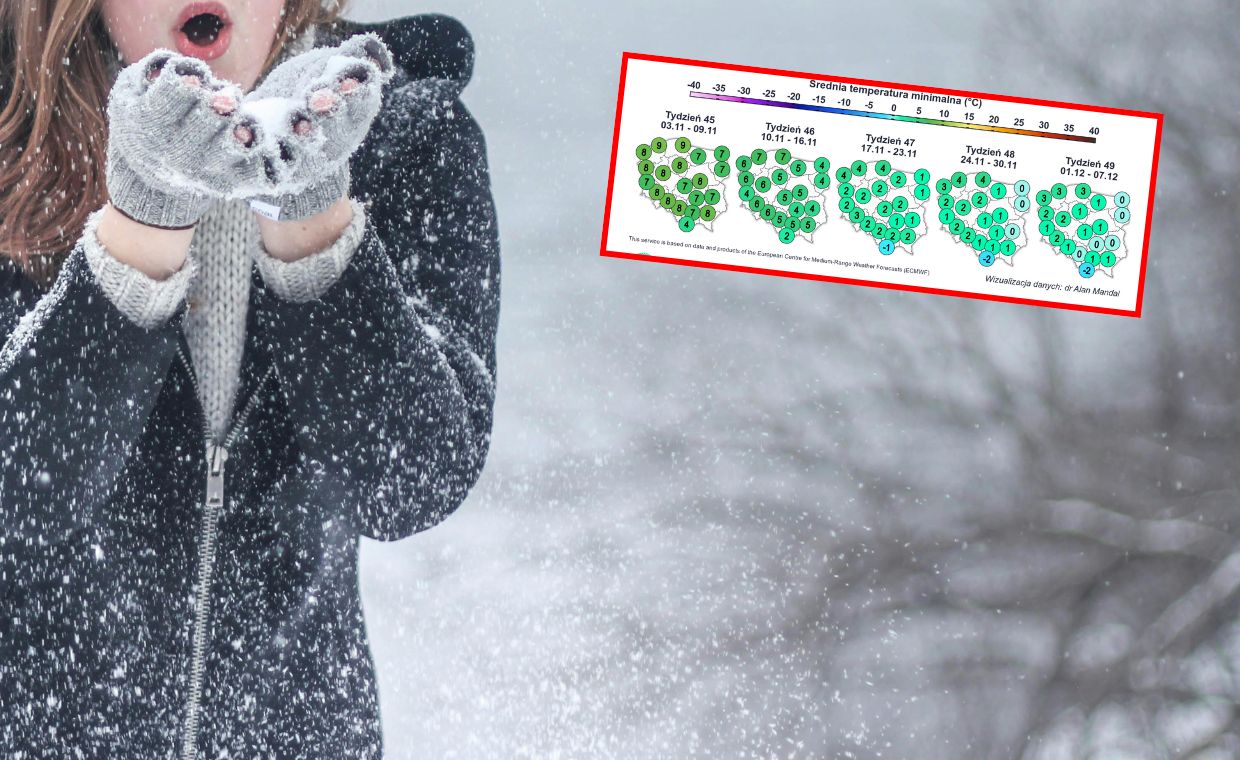 wiadomości,aktualności,WP Wiadomości Szanse na pierwszy śnieg już w listopadzie? Synoptycy zdradzają