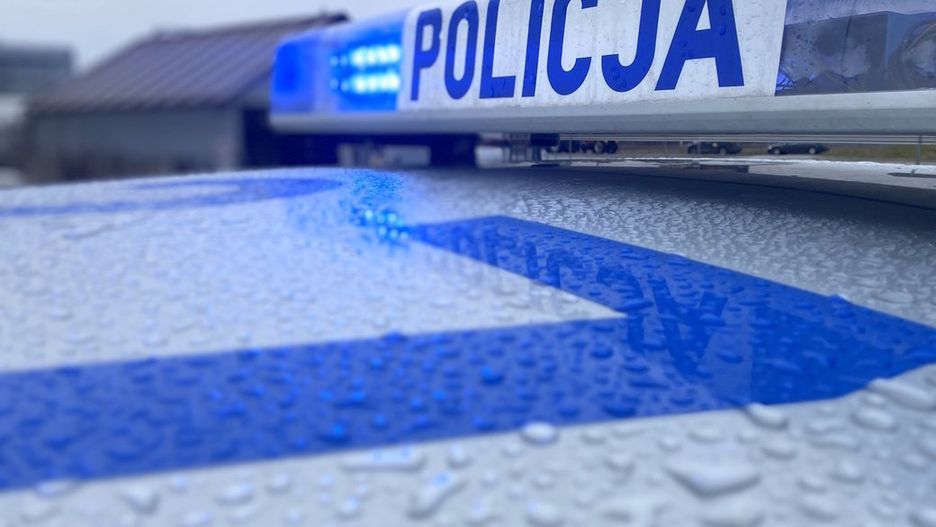 Policja radiowóz wypadek zatrzymanie 