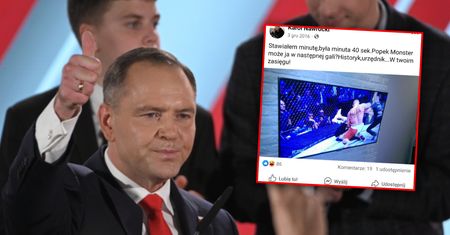 Taki wpis Karol Nawrocki opublikował 9 lat temu. Zwrócił się do Popka