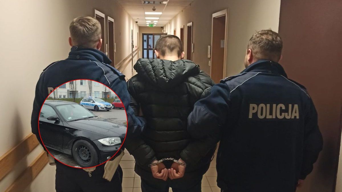 21-latek uciekał BMW przed policją