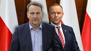 "Nie odziedziczył korony". Sikorski stanowczo po słowach Nawrockiego
