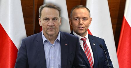 "Nie odziedziczył korony". Sikorski stanowczo po słowach Nawrockiego