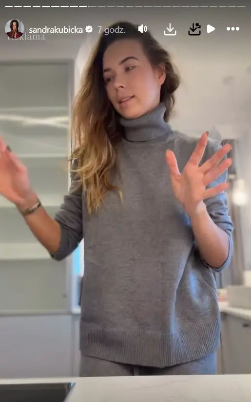 Sandra Kubicka w nowym mieszkaniu