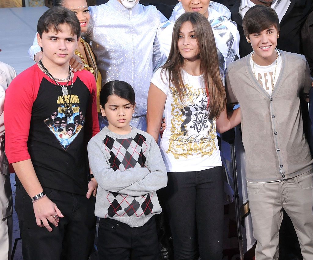 Dzieci Michaela Jacksona w towarzystwie Justina Biebera