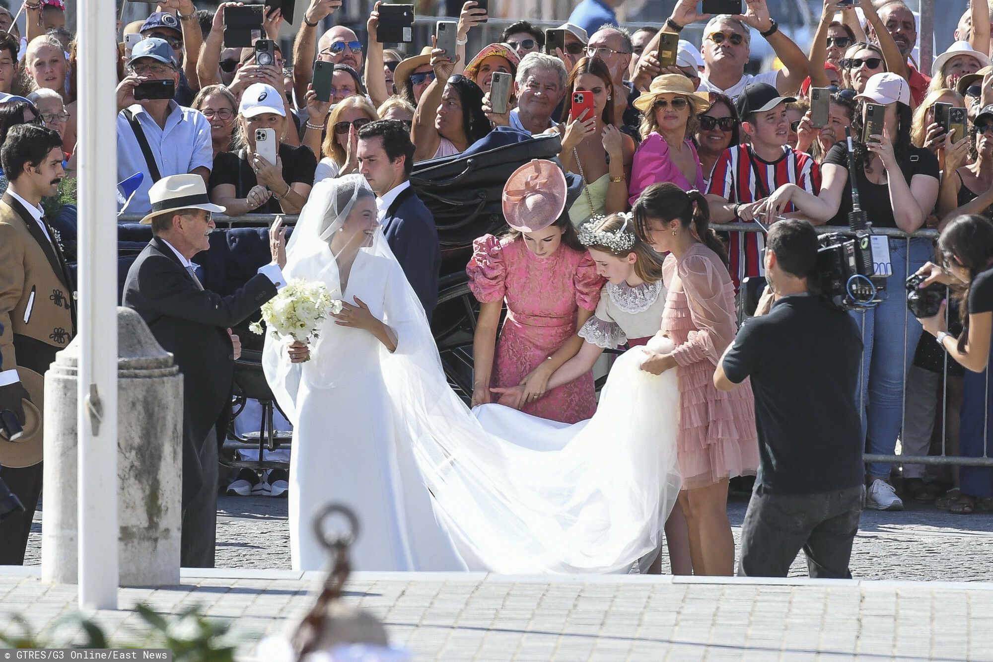 Ślub księżnej Coimbry Marii Francisci de Bragançy i Duarta de Sousy Araújo