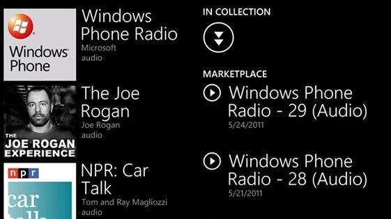 Windows Phone Mango - jakie zmiany wprowadzi do Music+Videos hub? 1