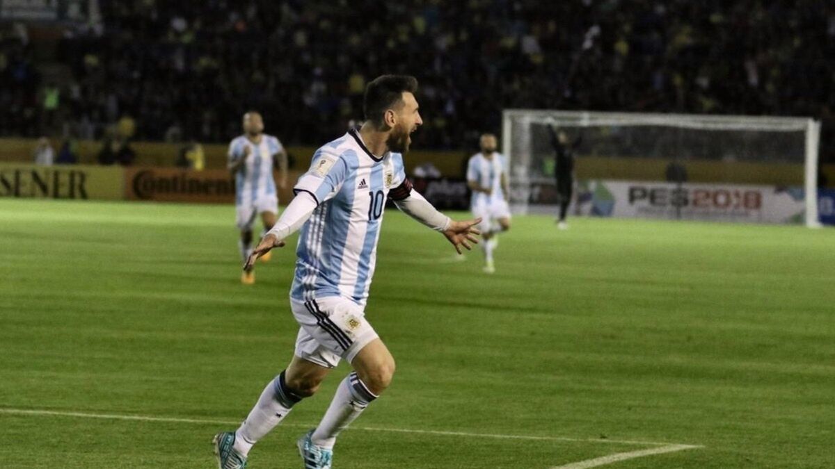 Lionel Messi w barwach reprezentacji Argentyny