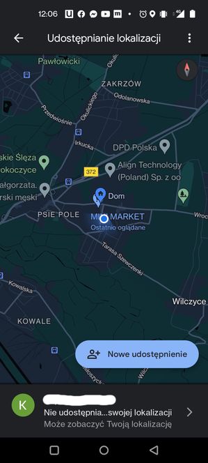 Google Maps: możliwość udostępnienia lokalizacji kolejnej osobie