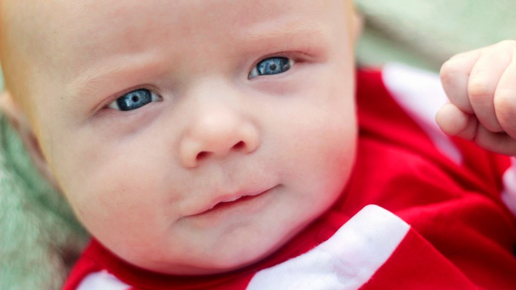 Kolor oczu niemowlaka