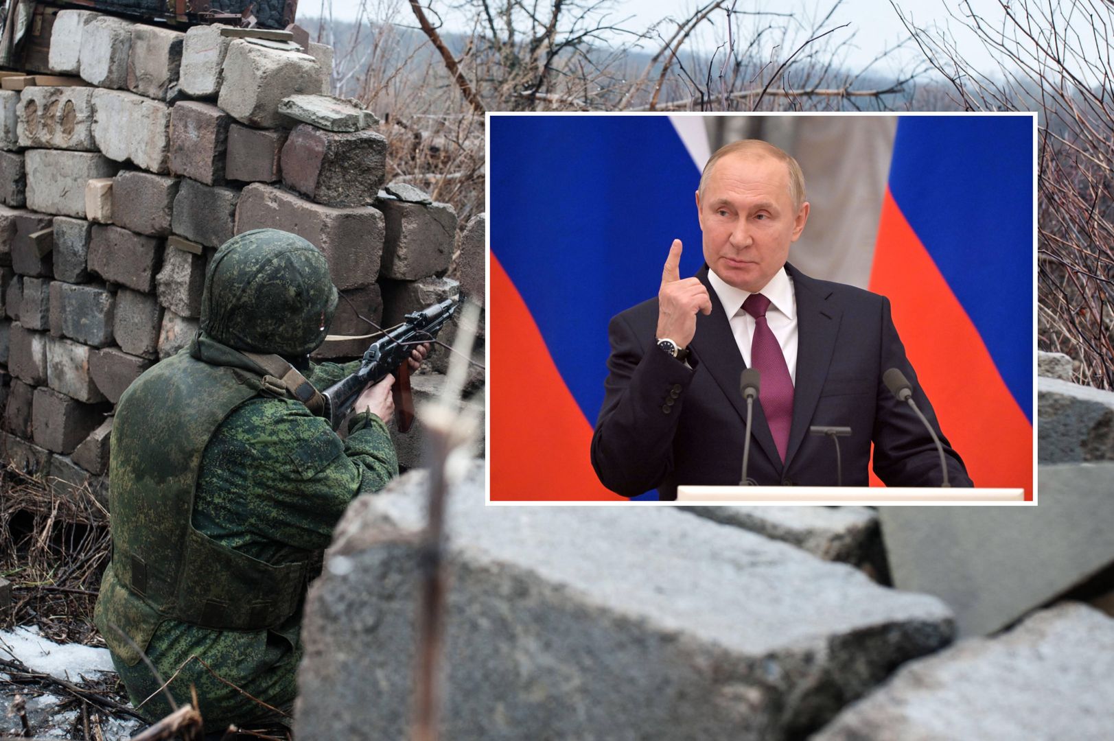 Ekspert o słowach Putina.  Donbas może być elementem nacisku 