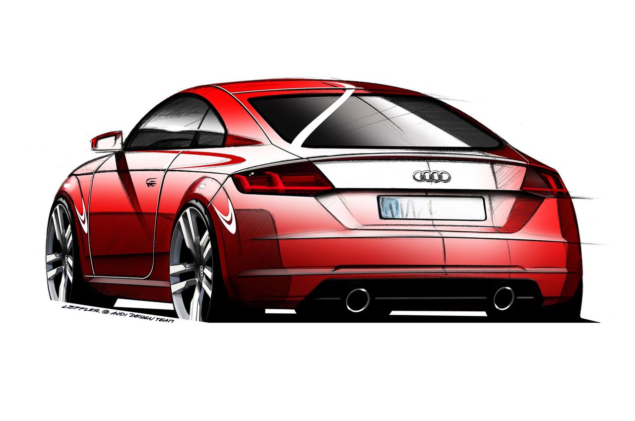 2015 Audi TT szkice
