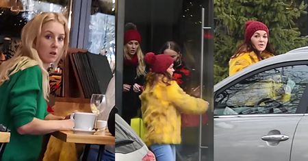 Radwańska w przerwie między treningami zajada lunch z siostrą
