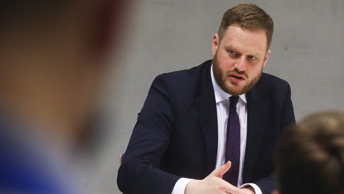 Janusz Cieszynski, Polish Secretary of State, Government Plenipotentiary for Cyber Security attends the UN Internet Governance Forum - IGF 2021 at the International Congress Center in Katowice, Poland on December 7th, 2021. The 16th annual IGF meeting is hosted by the Government of Poland in Katowice from 6-10 December, under the overarching theme: Internet United. (Photo by Beata Zawrzel/NurPhoto via Getty Images)