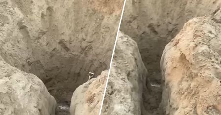 Ogromna dziura na brytyjskiej plaży. Straż wydała ostrzeżenie