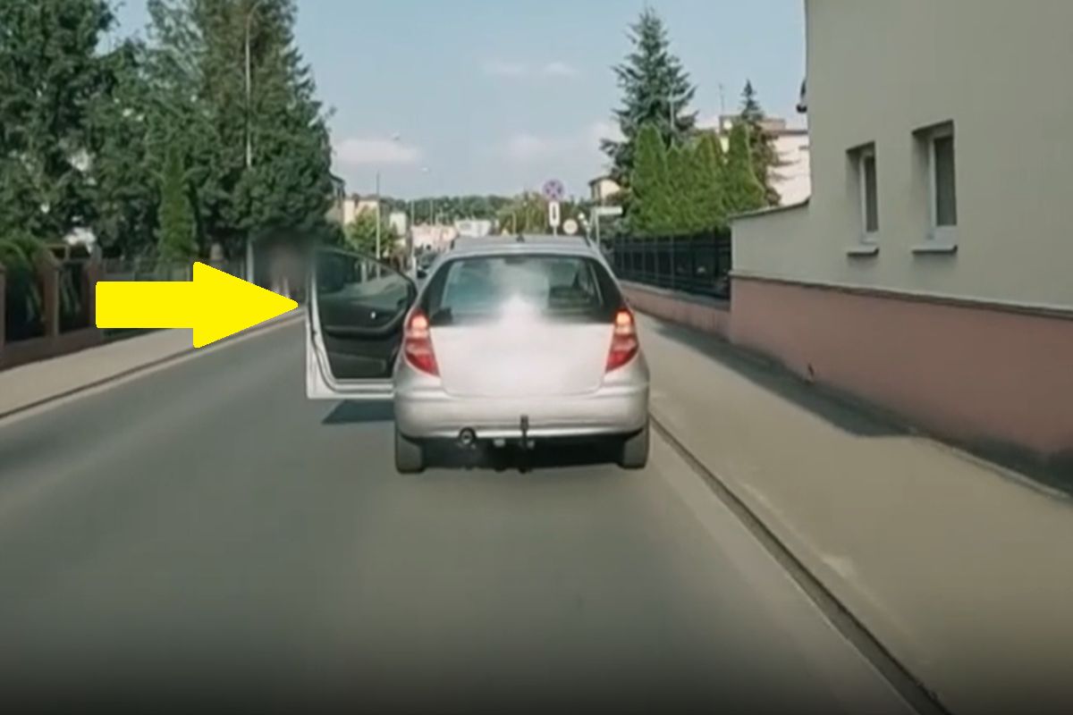 "Mistrz kierownicy" w aucie. Aż parsknęli śmiechem