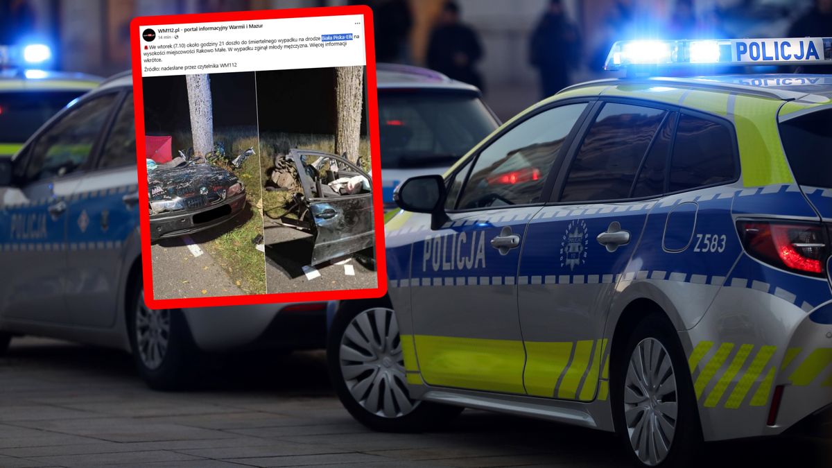 Tragiczny wypadek 18-latka (zdjęcie w tle: ilustracyjne)