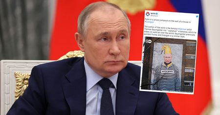 Putin na ścianie domu w Kolonii. Nowy mural słynnego artysty