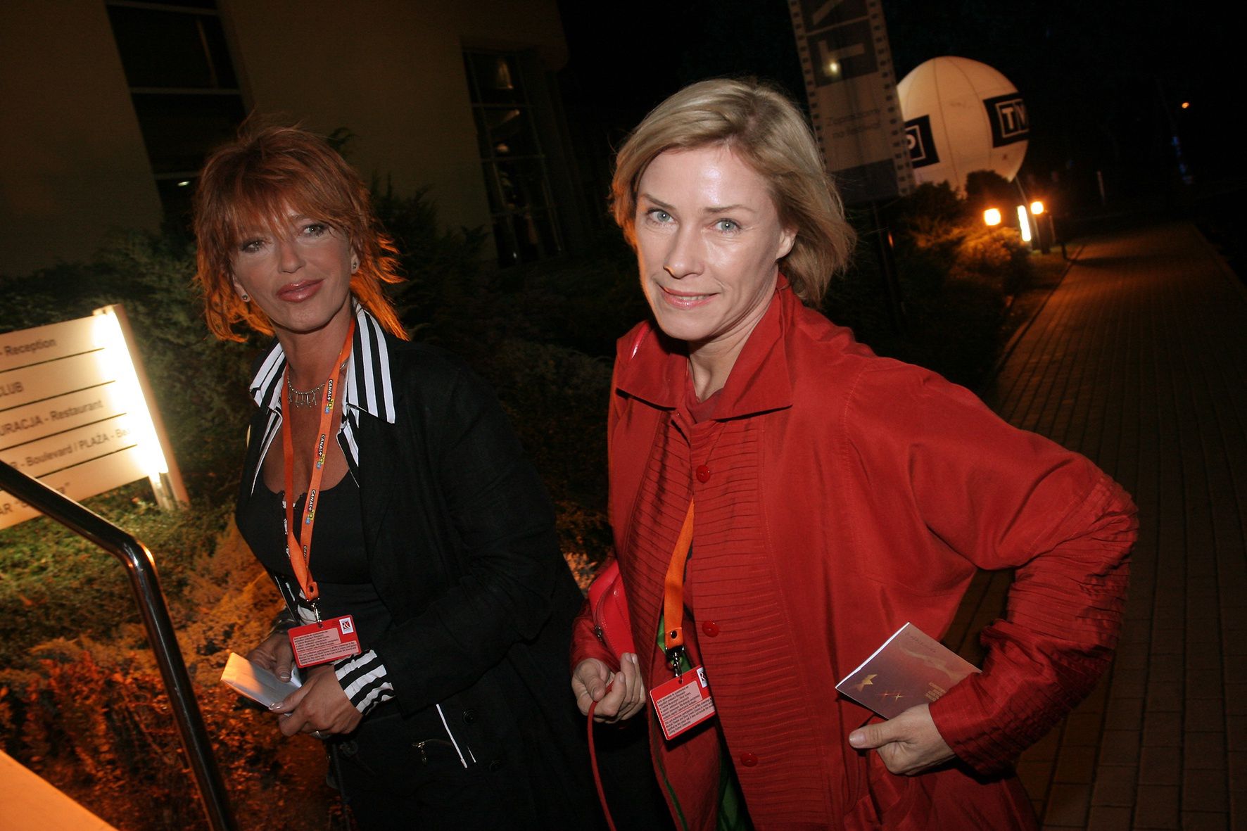 Ewa Sałacka i Małgorzata Potocka na Festiwalu Polskich Filmów Fabularnych w Gdyni w 2005 r.