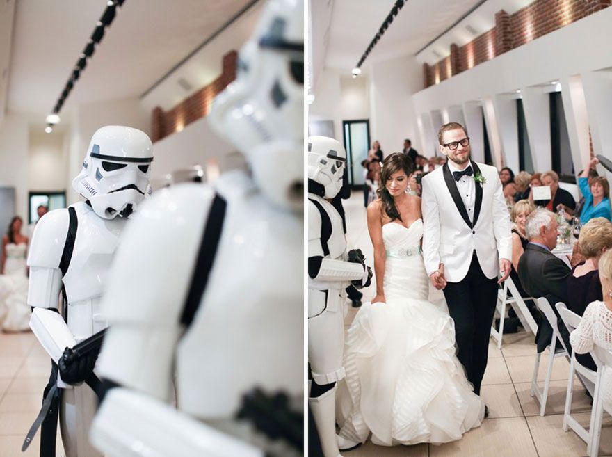 Ślub w stylu „Star Wars" z którego George Lucas byłby dumny 10