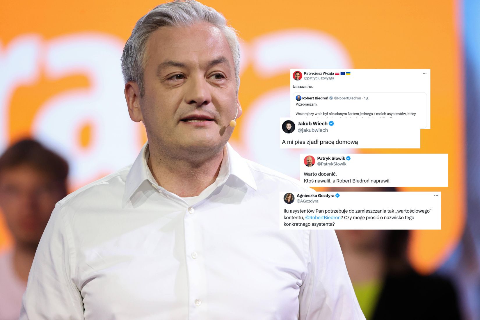 wiadomości,aktualności,WP Wiadomości Biedroń przeprosił za wpis. Tak podsumowują jego tłumaczenie