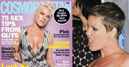 Pink jest za brzydka na okładkę?!