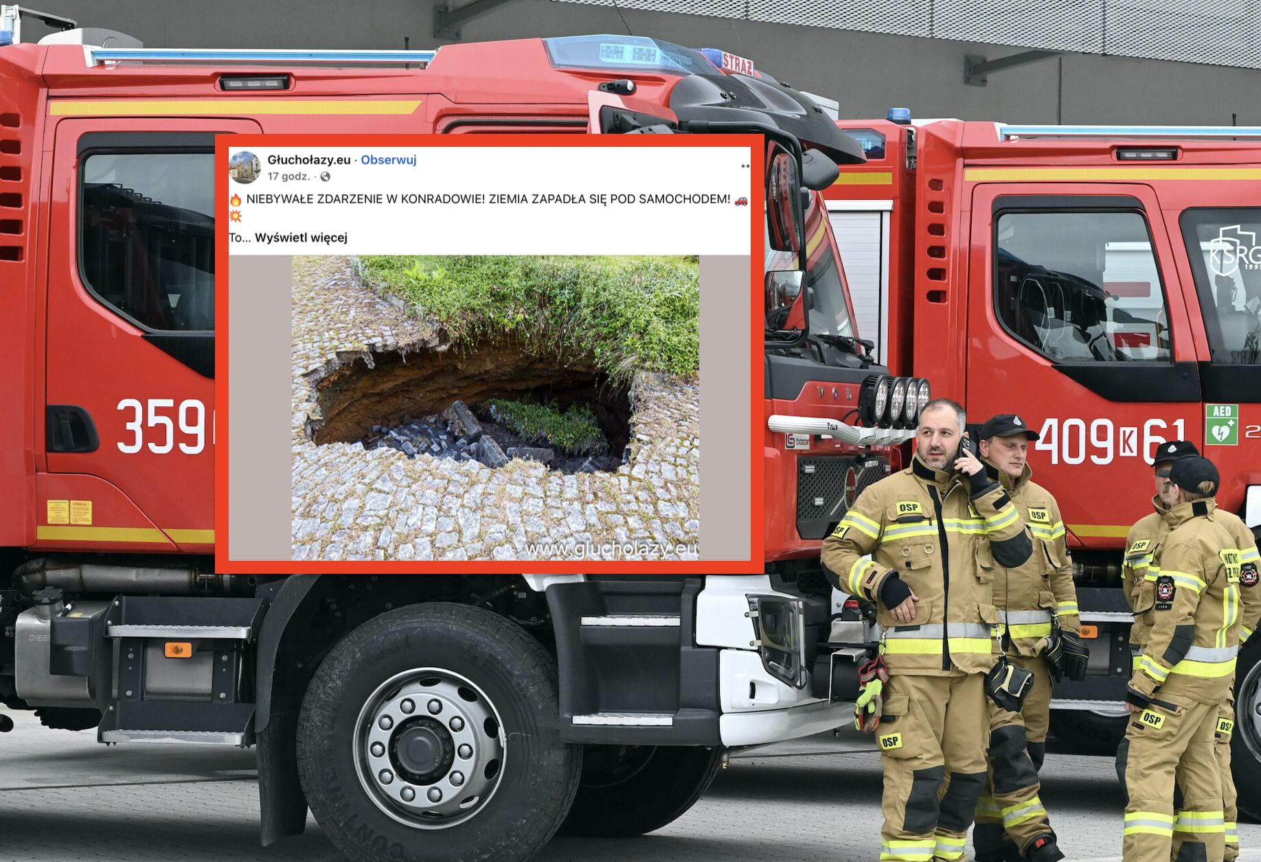 Zapadlisko w Głuchołazach. Odsłoniła się tajemnica kopalni złota
