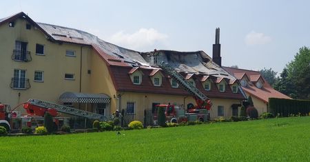 Wielomilionowe straty po pożarze hotelu w Nałęczowie. „Zawieszamy działalność do odwołania”