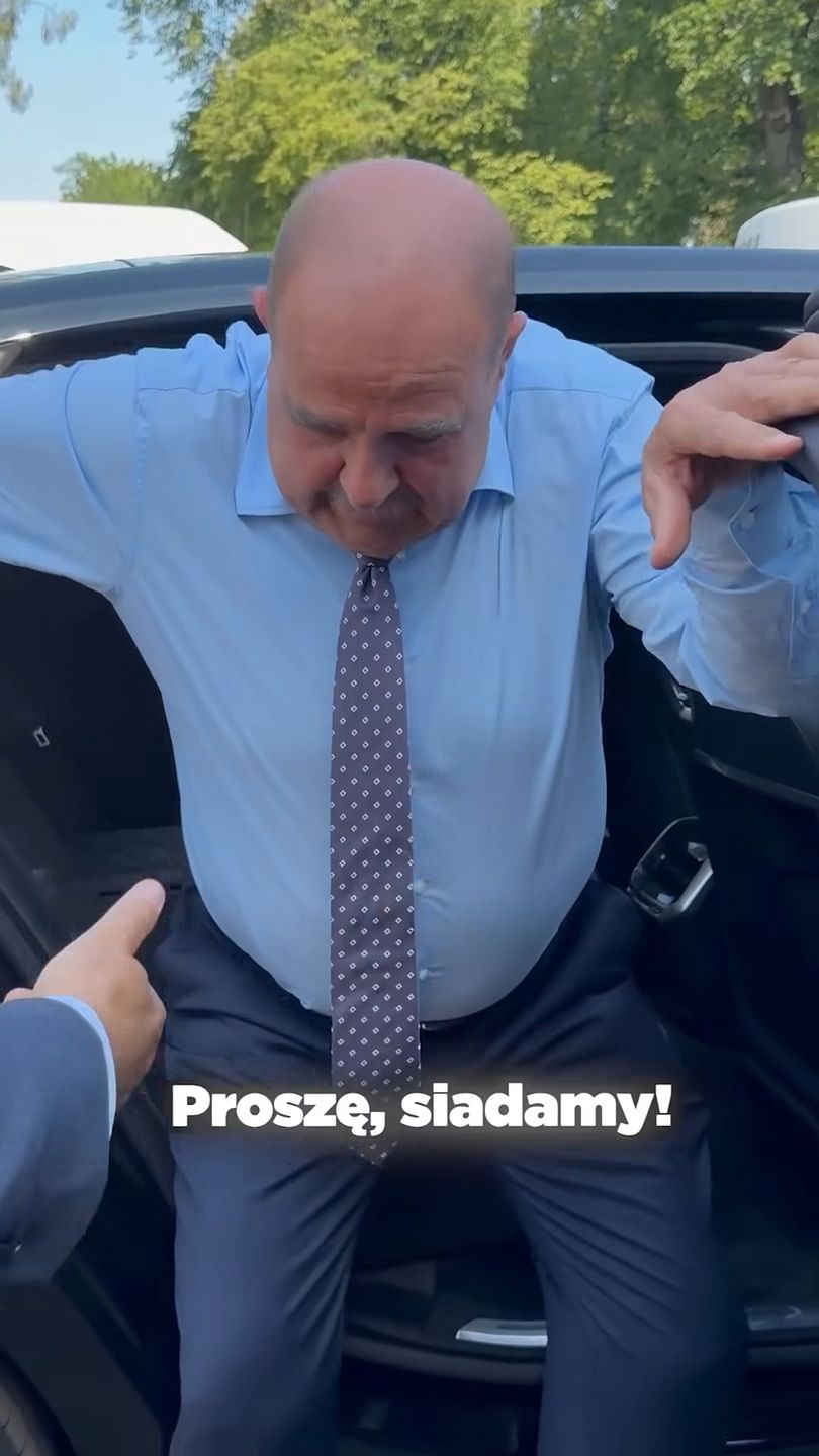 Donald Tusk przybył na plan "Rancza"