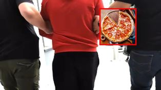 Zamówił 300 pizz na cudzy adres. Mężczyzna został aresztowany