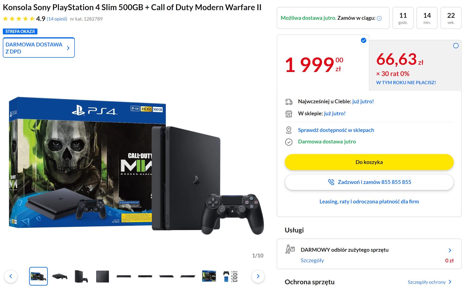 Konsola PlayStation 4 Slim znowu w sprzedaży