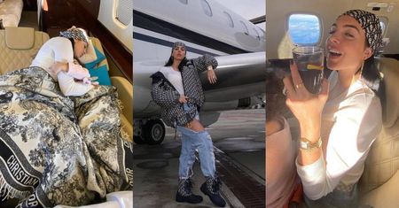Georgina Rodriguez obnosi się LUKSUSOWYM ŻYCIEM na zdjęciach z pokładu odrzutowca Cristiano Ronaldo