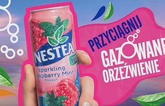 Na rynek trafiła gazowana wersja napoju Nestea