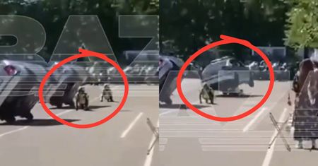 Szalony pokaz w Rosji, tragedia blisko. Wiadomo, co dolega rannemu policjantowi