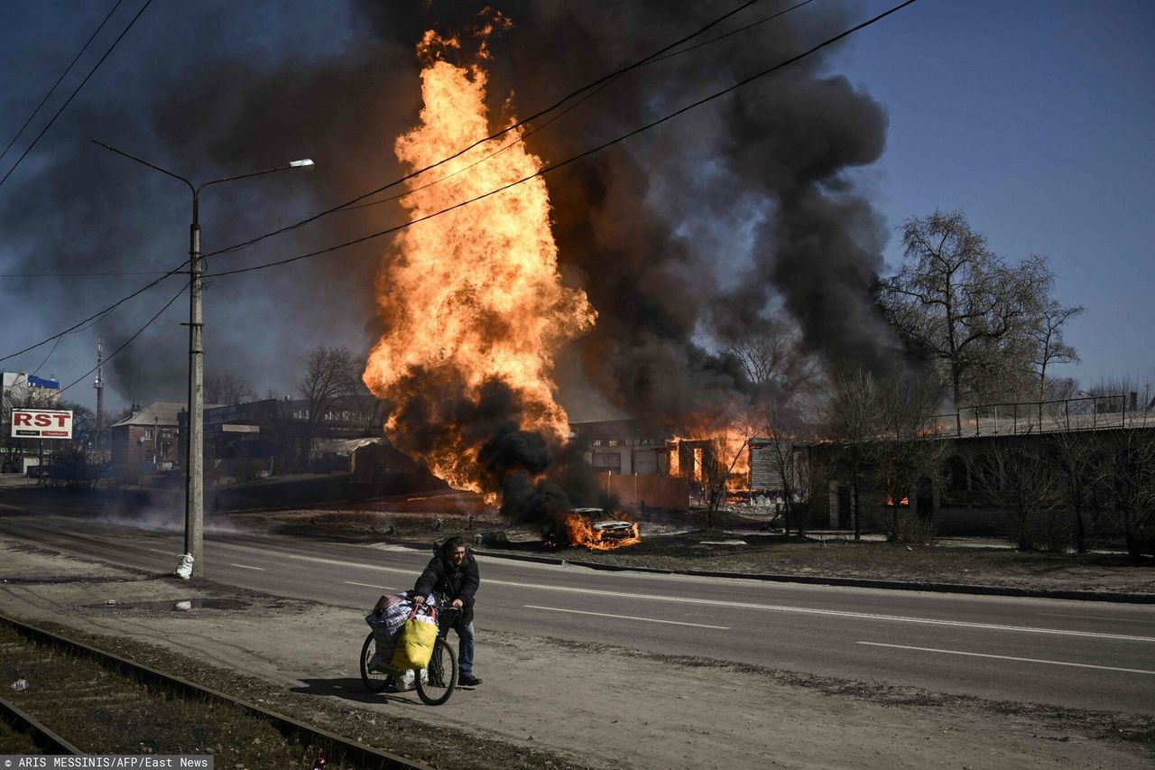 Eksplozja na ulicy Charkowa