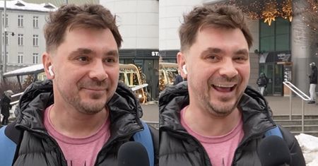 Daniel Martyniuk rozprawia o polityce w sondzie ulicznej. Wybuchł śmiechem przy trudnych pytaniach