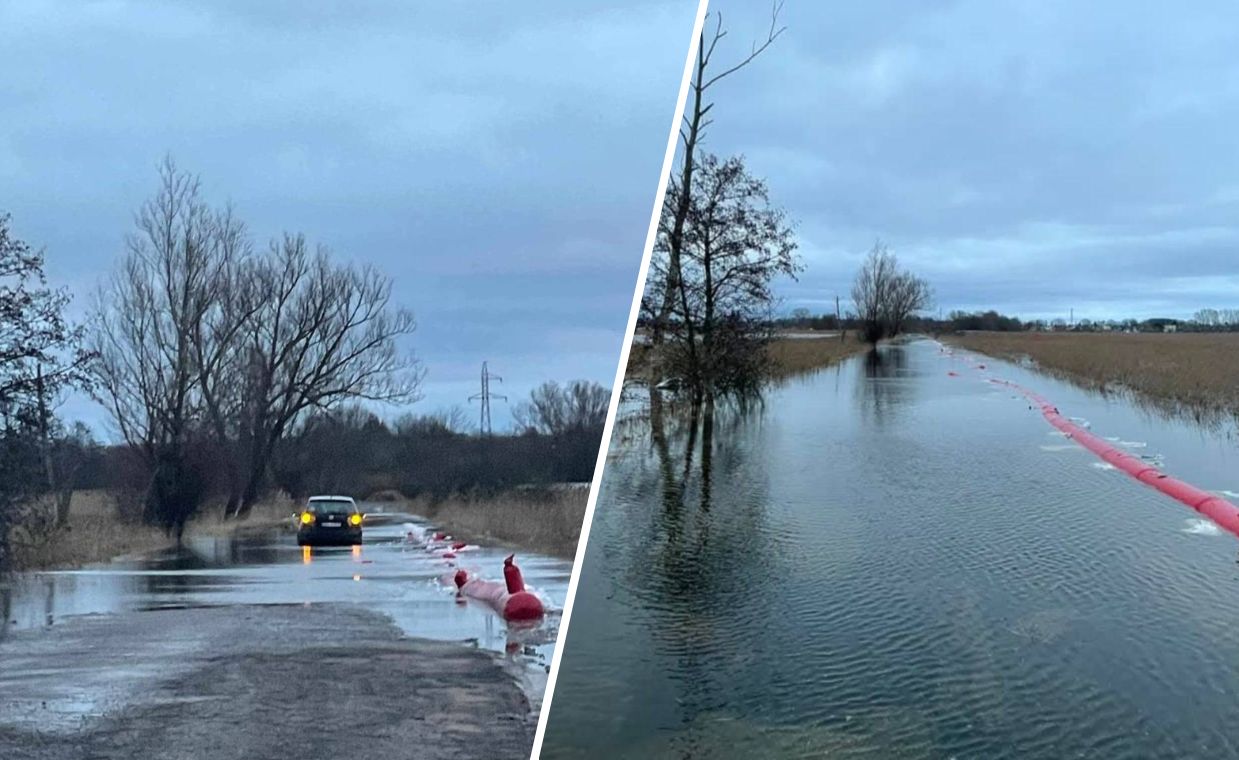Droga na ląd zatopiona. Mieszkańcy wyspy odcięci od świata
